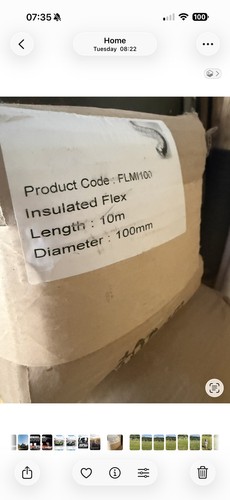 100mm 10 meter flexible - 100mm,