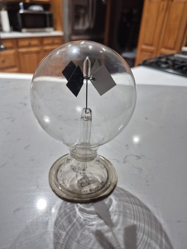 Crookes radiometer spinning - radiometer,
