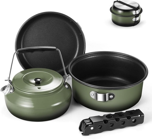 5pcs camping cookware - 5pcs, mess