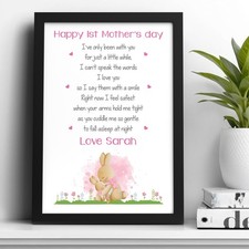 PERSONALISED 1st First Mothers