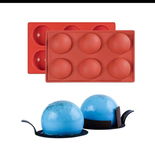 Cavity half sphere - 6, silicone