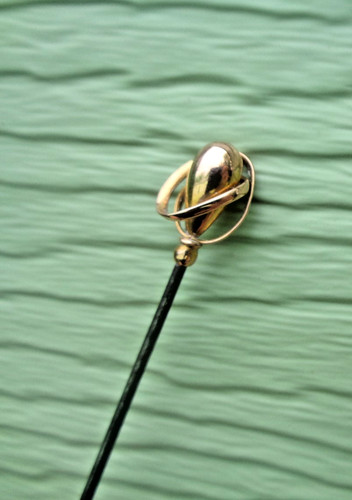 Charles horner hatpin - horner, gold