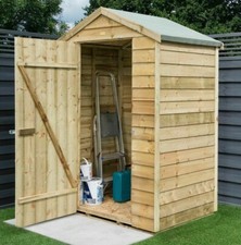 4x3 WOODEN GARDEN SHED
