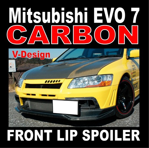 Carbon design front lip - carbon,