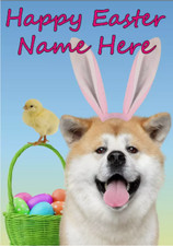 eb4 Akita Dog personalised