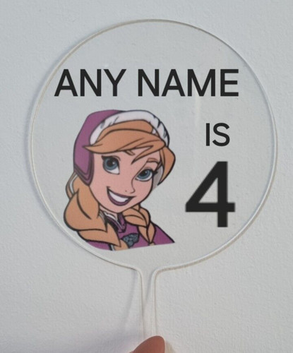 Personalised cake topper