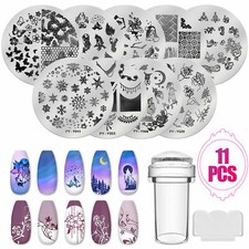 11PCS Clear Silicone Nail Art