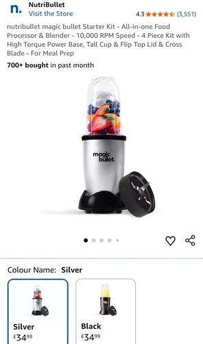 Nutribullet magic bullet - magic,
