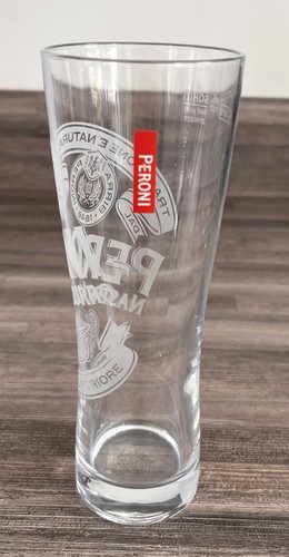 Peroni half pint glass - pint,