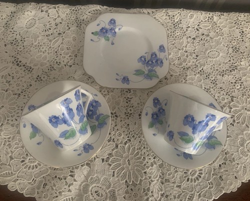 Colclough art deco blue - art,