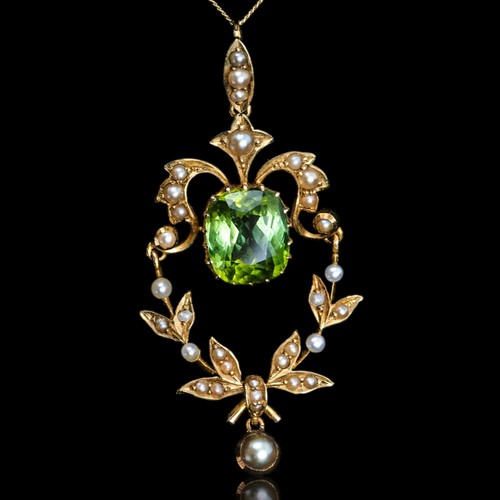 Antique victorian peridot - antique,
