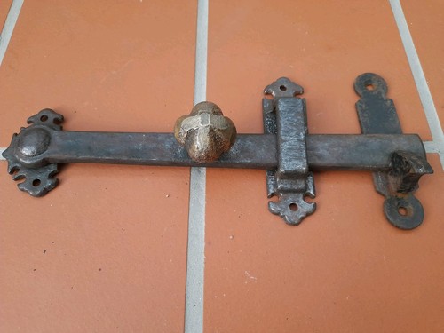 Large antique iron brass - iron,