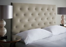 Double Bed Headboard Velvet Alexandria Style All Sizes Single to Super King