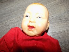 Antique French Doll France 27 original clothes Vintage cloth doll Bakelite?