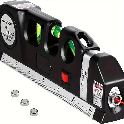 Spirit level with laser - laser,