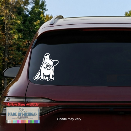 French bulldog vinyl decal - bulldog,