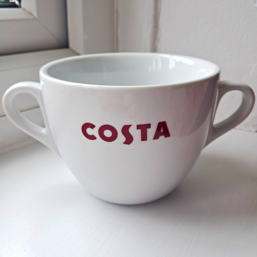 Costa ceramic coffee cup white - coffee,
