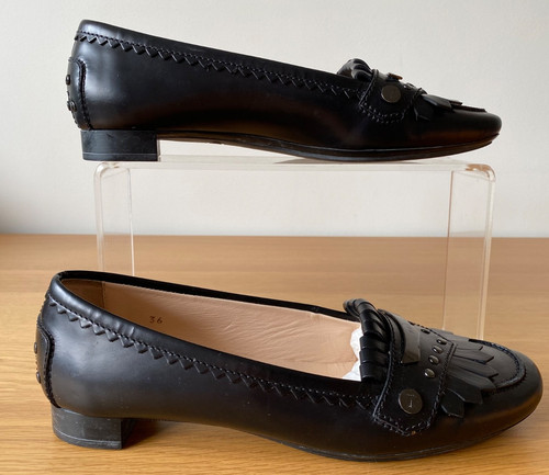 Tod black leather - tod's,