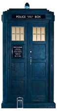 The Tardis from 13th Doctor Who 2/3 Lifesize with FREE Mini Cardboard Cutout