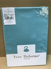 Yves Delorme Triomphe Lagon Single Fitted Sheet 95cm x 195cm  Sateen 300TC