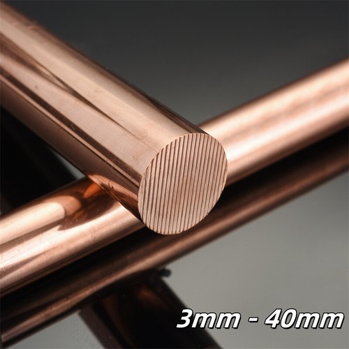 Copper round solid rod bar - round,