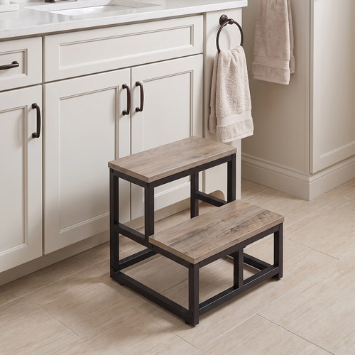 Step stool heavy duty - 2‑step,