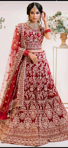 Luxury deep maroon velvet - deep,