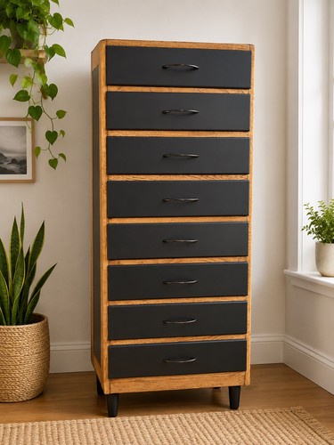 Tall boy chest drawers - of,