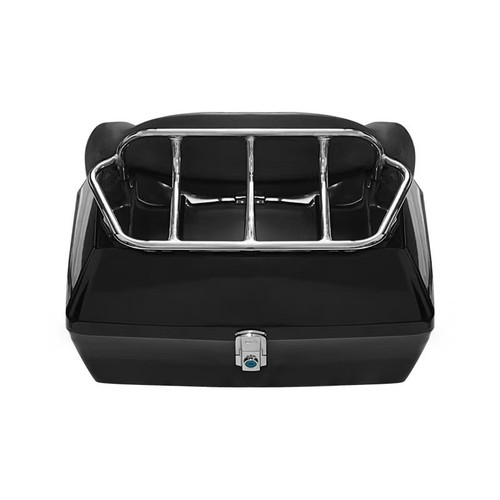 48l motorcycle top box black - motorcycle,