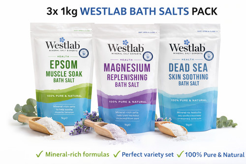 Westlab 3x1kg bath salts - westlab,