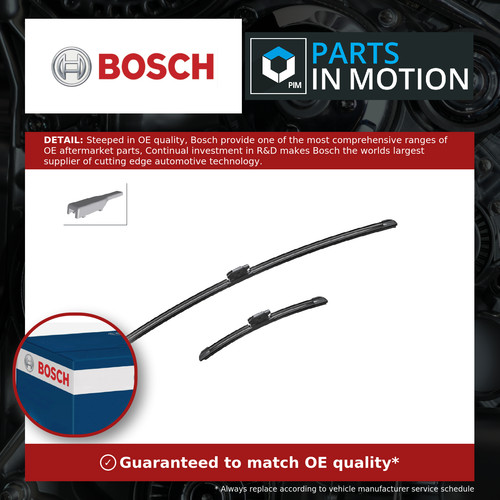 Wiper blades flat - (pair),