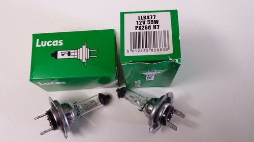 Headlamp bulbs pair 2 - pair,