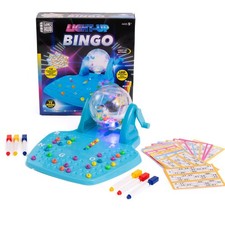 Bingo Game Machine Light Up Tickets Pens Bingo Machine Balls Christmas Games
