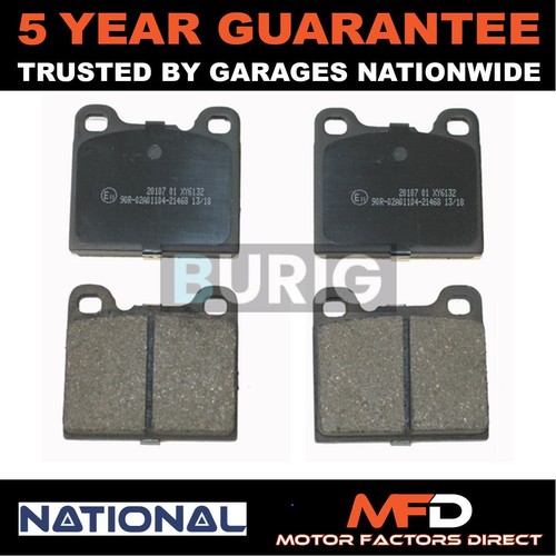 Brake pads set rear - brake,