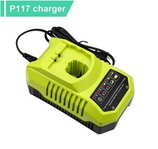 UK Fast Charger For Ryobi 18V One+ Plus P108 Li-ion Battery P117 P105 P102 P100