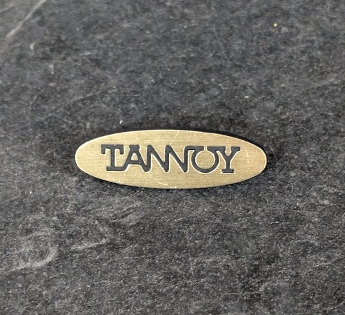 Tannoy speaker badge - tannoy,
