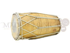 Indian Dholak Drum Rope Tension Wooden Dholaki With Gig Bag -Mehndi Wedding jago