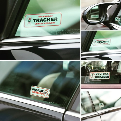 Window warning stickers - window,