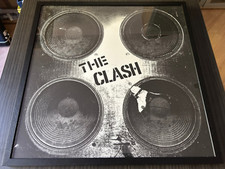 Rare The Clash Genuine Dorisimo Complete Control Framed Pop up Exhibition poster