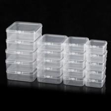 1/10x Small Square Box Clear