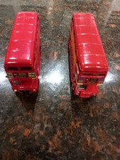 2 x dinky  routemaster  busses