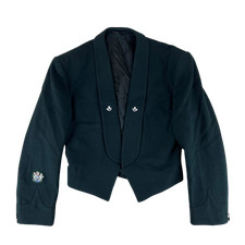 British Army Jacket Mess Dress Dark Green Vintage 90s Light Infantry Medium