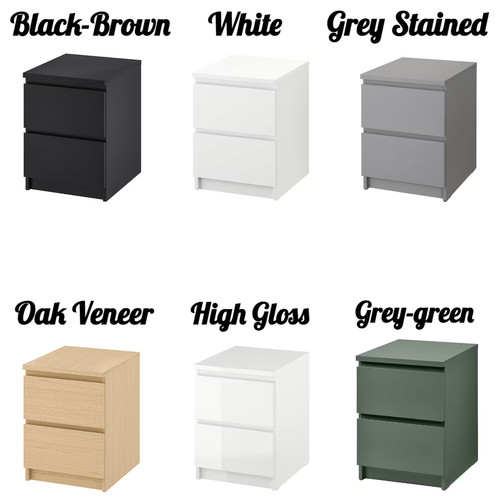 Ikea malm modern drawer - ikea,