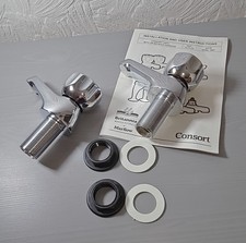 Marlow Britannia Consort Taps Vintage Pair Chrome ½” BSP New Old Stock 1997