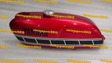 Fit For Yamaha FS1 DX Cherry Painted Steel Petrol Tank 1977 Model