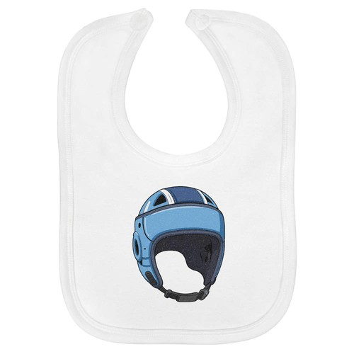 Rugby scrum cap baby bib - scrum,