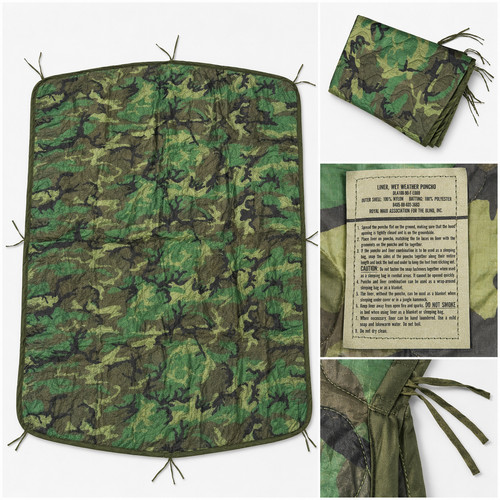 Blanket army poncho - army,