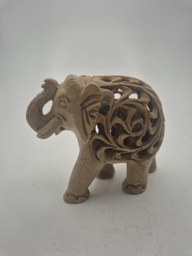 Vintage hand carved - carved, soapstone