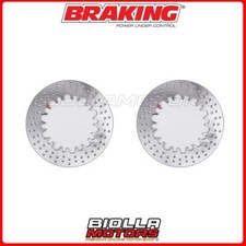 FRONT BRAKE DISC KIT BRAKING BMW R 80 GS 800 1988 - 1990 [FIXED] 2xBW01FI