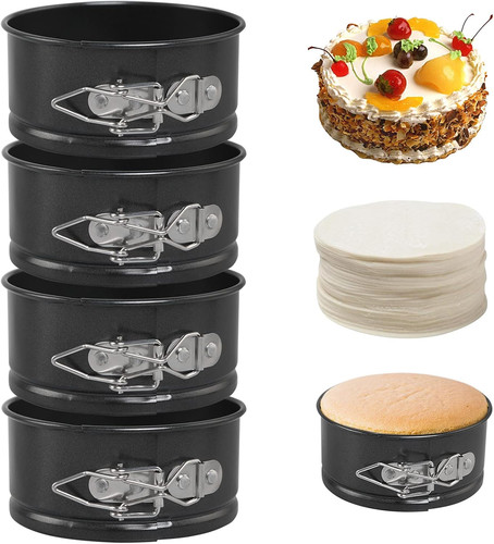 Pieces cake tins for baking - 4,